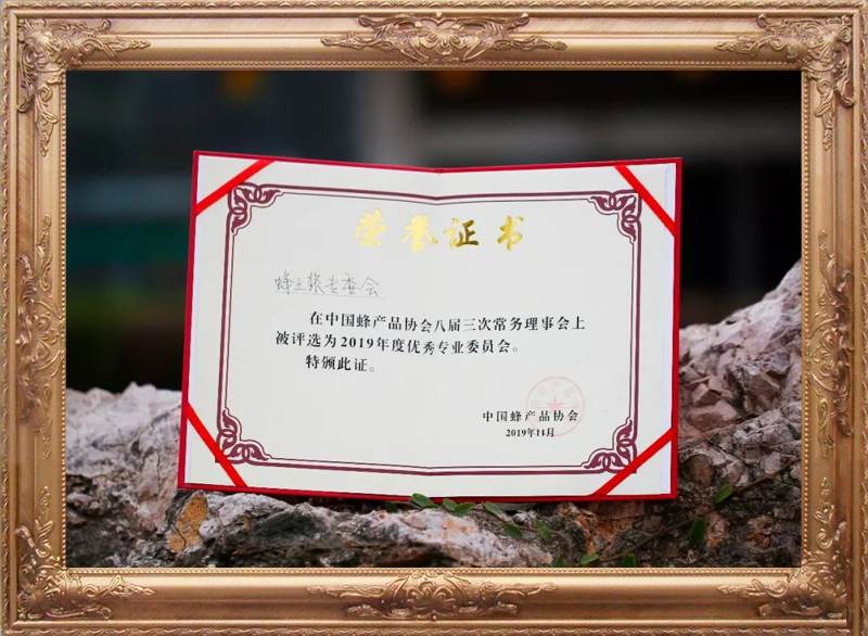 中国蜂产品协会“2019年度优秀专业委员会”